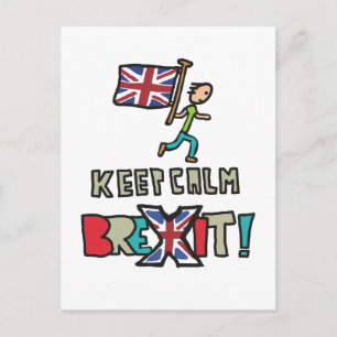 Carte Postale Restez tranquille Brexit