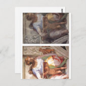 Carte Postale Résumé Description Chapelle Sixtine, prophète Da (Devant / Derrière)