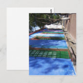 Carte Postale Résumé Description Espa? ol : casa azul de Frida K (Devant / Derrière)