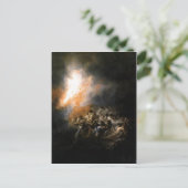 Carte Postale Résumé Description Incendio, fuego de noche.? leo (Debout devant)