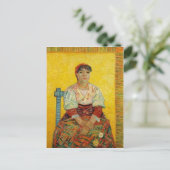 Carte Postale Résumé Description Portrait de la femme italienne (Debout devant)