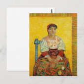 Carte Postale Résumé Description Portrait de la femme italienne (Devant / Derrière)