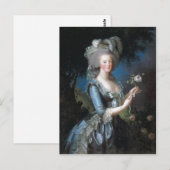 Carte Postale Résumé Description Queen Marie Antoinette de Fran (Devant / Derrière)