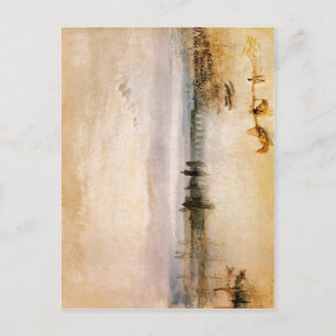 Carte Postale Résumé Description William Turner, Croquis de