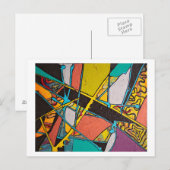 Carte postale Résumé Design III (Devant / Derrière)