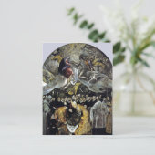 Carte Postale Résumé El Greco - L'inhumation du comte d'Orga (Debout devant)