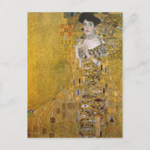 Carte Postale Résumé Gustav Klimt Catal : Retrat de l'Adele Blo