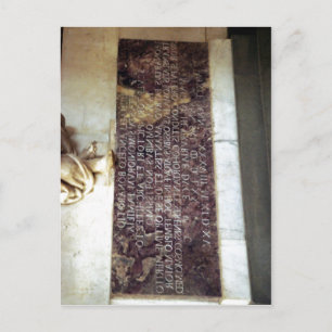 Carte Postale Résumé Italiano : Epitaffio Michelangelo Buonarrot