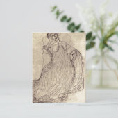 Carte Postale Résumé Klimt, Gustav Studie f? r das Gem? lde Bild (Debout devant)