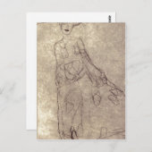 Carte Postale Résumé Klimt, Gustav Studie f? r das Gem? lde Bild (Devant / Derrière)