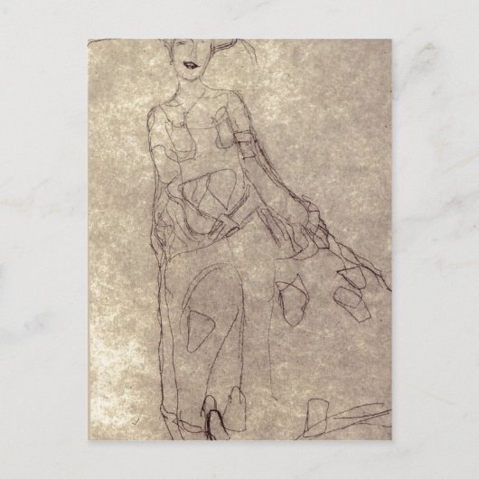 Carte Postale Résumé Klimt, Gustav Studie f? r das Gem? lde Bild (Devant)