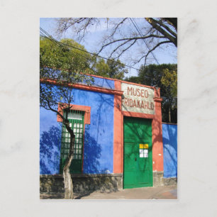 Carte Postale Résumé La Maison bleue à Coyoacan, où Frida Ka