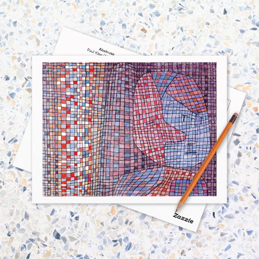 Carte Postale Résumé Mosaïque Abstraite Paul Klee