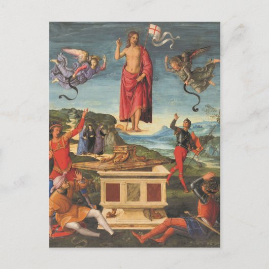 Carte Postale Résurrection de Jésus par Raphaël (Devant)