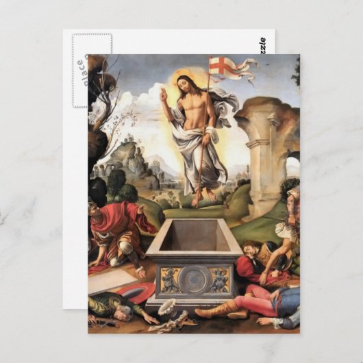 Carte Postale Résurrection du Christ (Devant / Derrière)