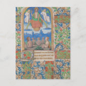 Carte Postale Résurrection Manuscrit médiéval de Pâques (Devant)