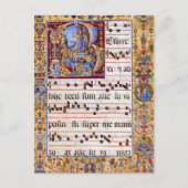 Carte Postale Résurrection médiévale chrétienne Pâques (Devant)