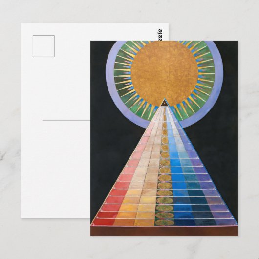 Carte Postale Retable 1 | Hilma af Klint | (Devant / Derrière)
