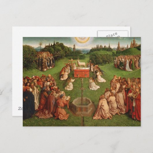 Carte Postale Retable de Gand (Devant / Derrière)