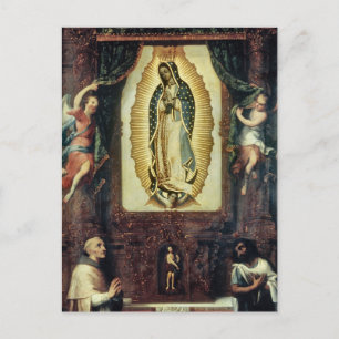Carte Postale Retable de la Vierge de Guadalupe par Cabrera