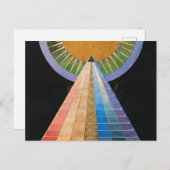 Carte Postale Retable, Groupe X, No.1 par Hilma af Klint (Devant / Derrière)