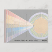 Carte Postale Retable, Groupe X, No.1 par Hilma af Klint (Dos)