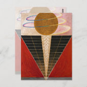 Carte Postale Retable, Groupe X, No.2 par Hilma af Klint (Devant / Derrière)