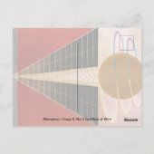 Carte Postale Retable, Groupe X, No.2 par Hilma af Klint (Dos)