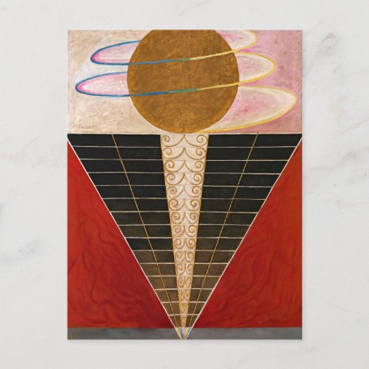 Carte Postale Retable, Groupe X, No.2 par Hilma af Klint (Devant)