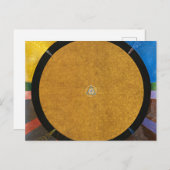 Carte Postale Retable, Groupe X, No 3 par Hilma af Klint (Devant / Derrière)