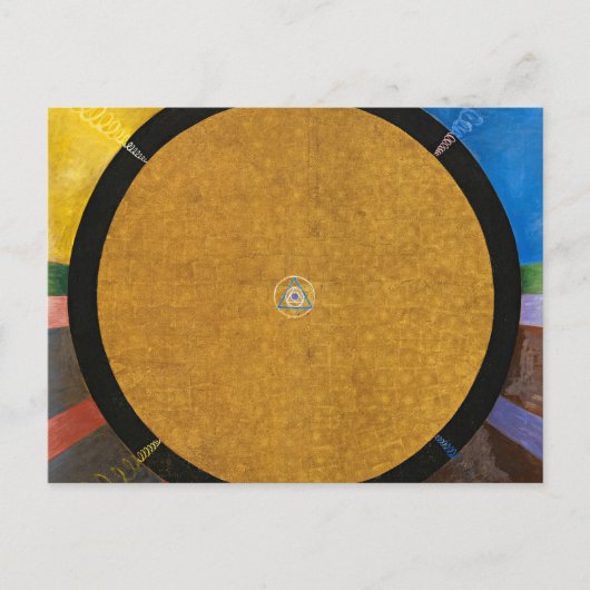 Carte Postale Retable, Groupe X, No 3 par Hilma af Klint (Devant)