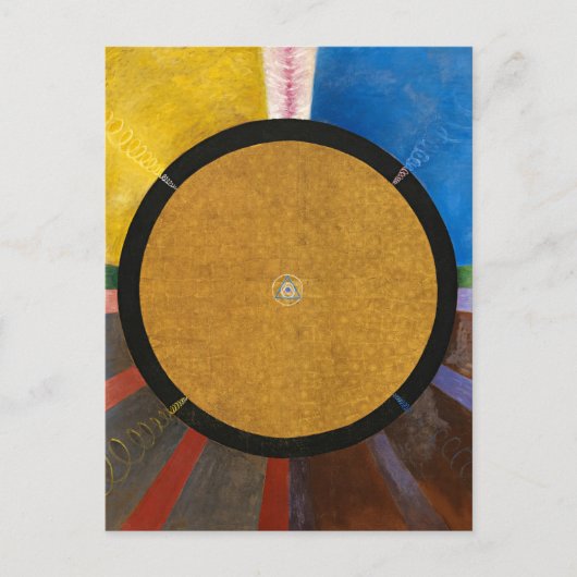 Carte Postale Retable, Groupe X, No 3 par Hilma af Klint (Devant)