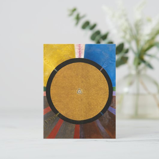 Carte Postale Retable, Groupe X, No 3 par Hilma af Klint (Debout devant)