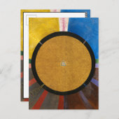 Carte Postale Retable, Groupe X, No 3 par Hilma af Klint (Devant / Derrière)