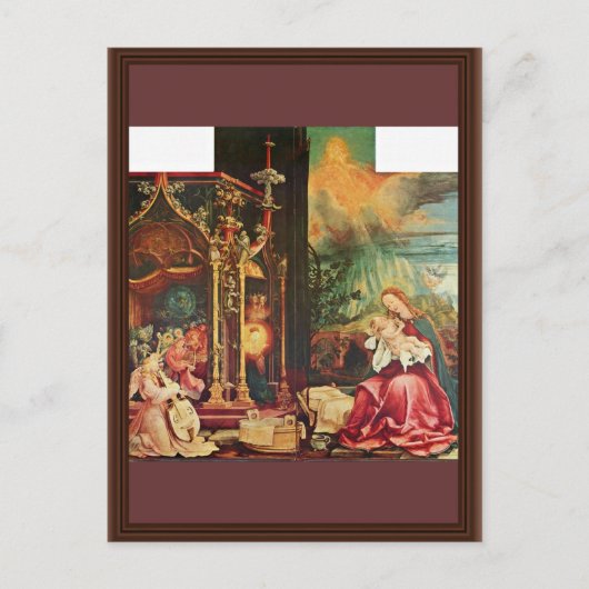 Carte Postale Retable Isenheim Anciennement Le Retable Principal (Devant)