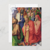 Carte Postale Retable Landauer : King David, 1511 (Devant / Derrière)