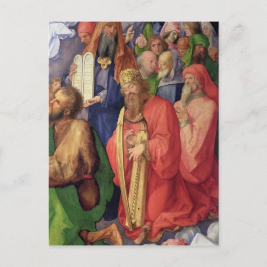 Carte Postale Retable Landauer : King David, 1511 (Devant)