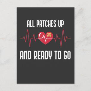 Carte Postale Rétablissement après chirurgie cardiaque Pontage R