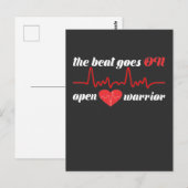 Carte Postale Rétablissement après un pontage post-opératoire de (Devant / Derrière)