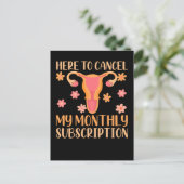 Carte Postale Rétablissement après une hystérectomie pour ablati (Debout devant)