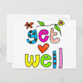 Carte Postale Rétablissez-vous vite (Devant / Derrière)