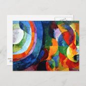 Carte Postale Retard - Formes circulaires, soleil, lune (Devant / Derrière)