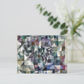 Carte Postale Retarder la fenêtre de peinture Abstraite laque 3 (Debout devant)