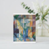 Carte Postale Retarder les fenêtres de peinture Abstraite classi (Debout devant)