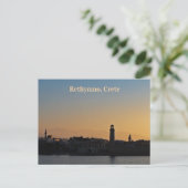 Carte postale Rethymno Crete Greece Sunset (Debout devant)