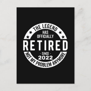 Carte Postale Retired 2022