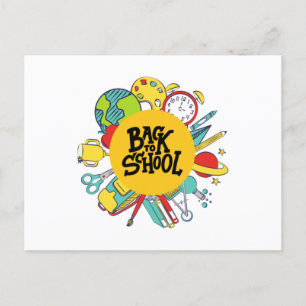 Carte Postale Retour à la journée scolaire Drôle cadeaux cadeaux