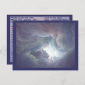 Carte Postale RETOUR À LA LIGHT Artist Collector Card (Devant / Derrière)