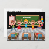 Carte Postale Retour à l'école (Devant / Derrière)
