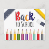 Carte Postale Retour à l'école (Devant)